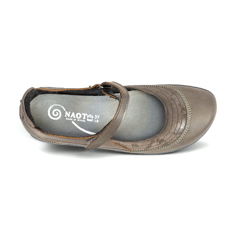 Naot Kirei (11042) - Grey Marble Suede Womens Shoes