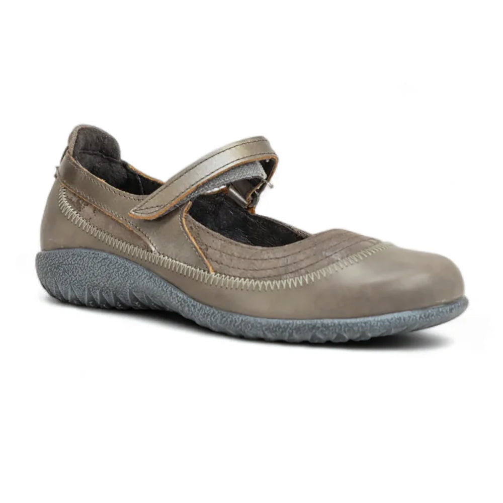 Naot Kirei Suede and Leather Womens Mary Jane, Velcro Mary Jane