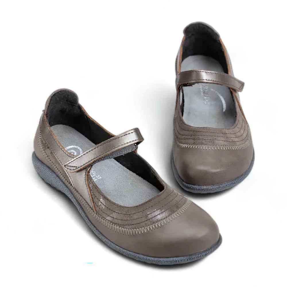 Naot Kirei Suede and Leather Womens Mary Jane, Velcro Mary Jane