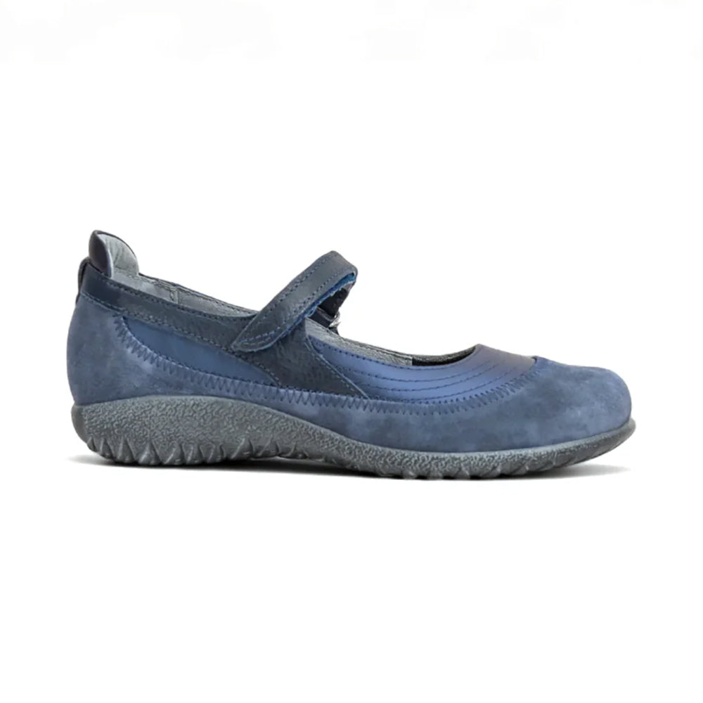 Naot Kirei Suede and Leather Womens Mary Jane, Velcro Mary Jane