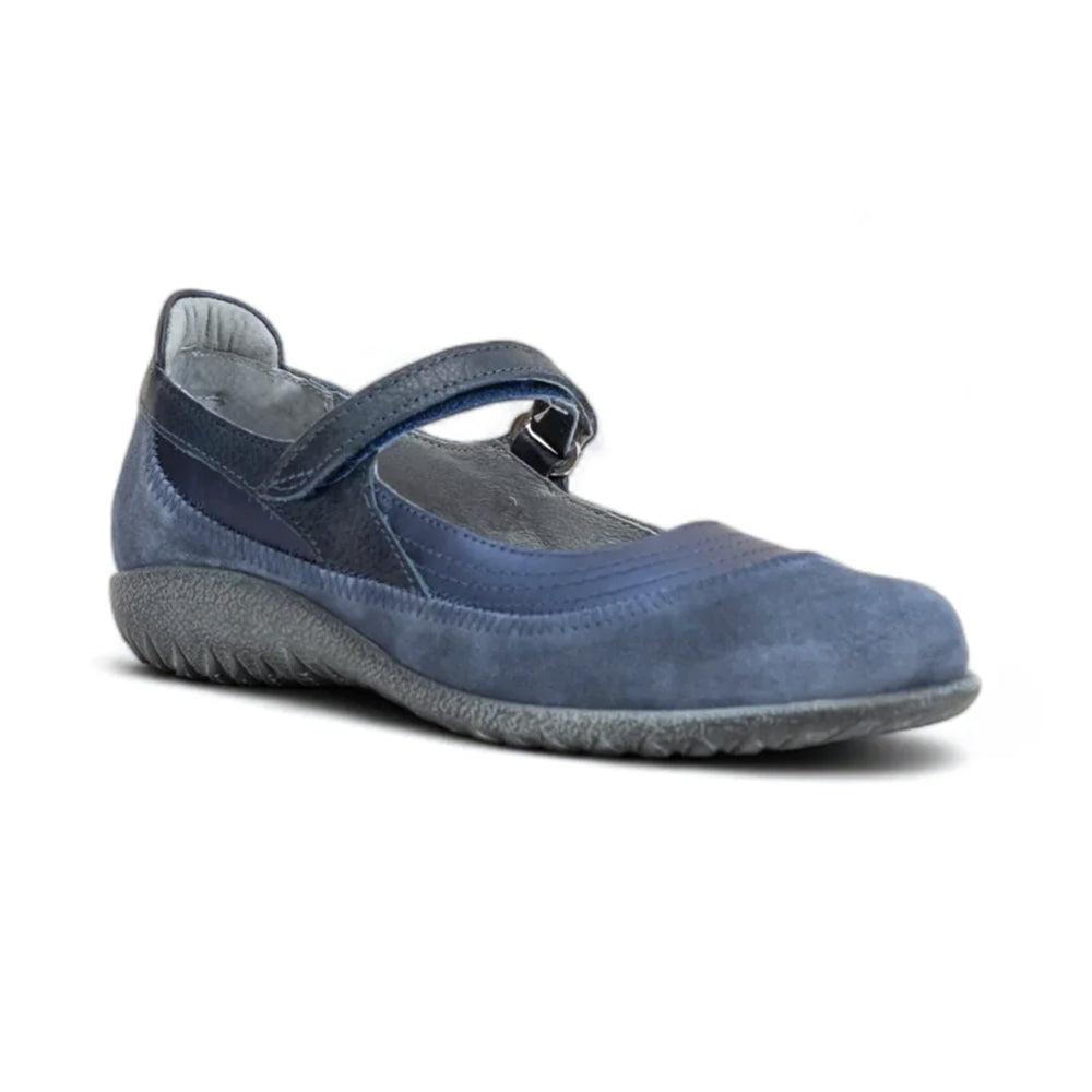 Naot Kirei Suede and Leather Womens Mary Jane, Velcro Mary Jane