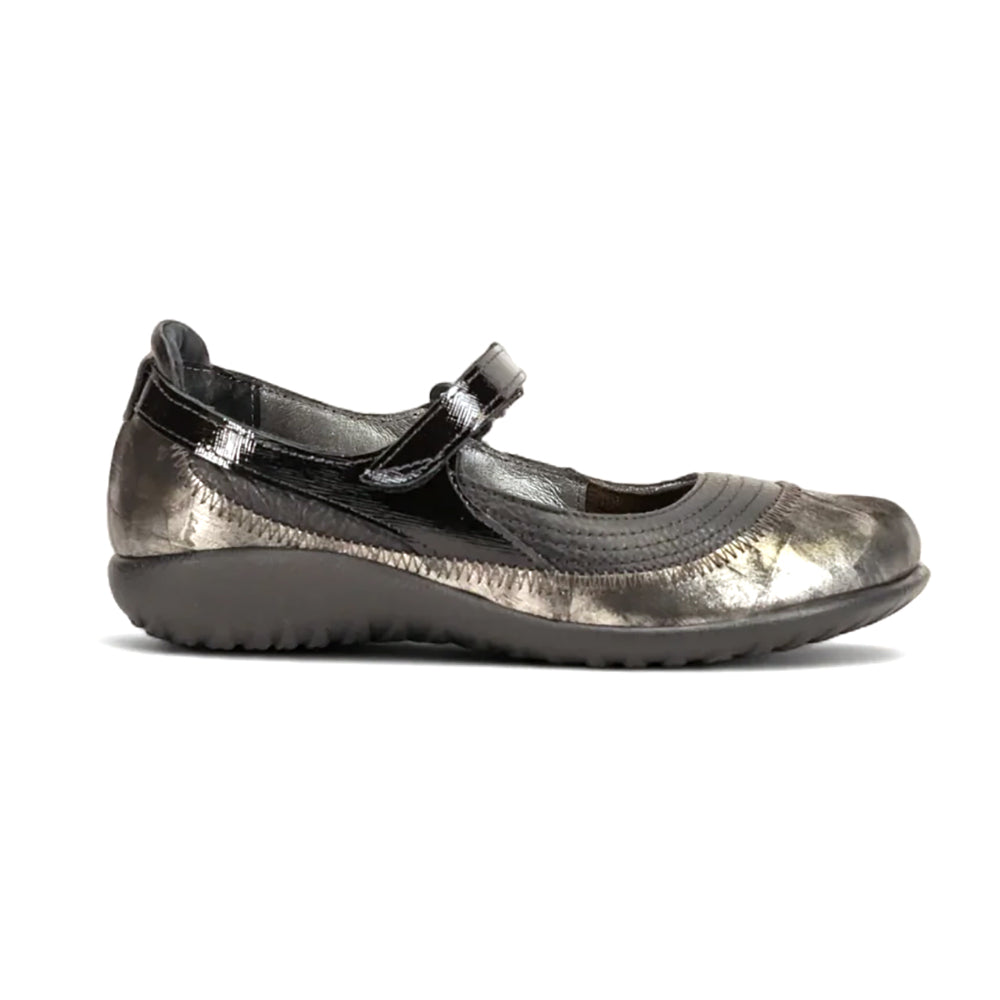 Naot Kirei (11042) - Soft Black Leather Womens Shoes Soft Black Leather/Metallic Onyx Leather/Black Luster Leather