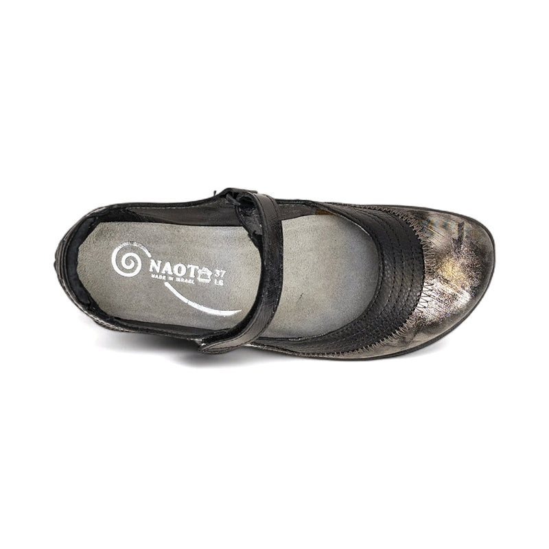 Naot Kirei (11042) - Soft Black Leather Womens Shoes