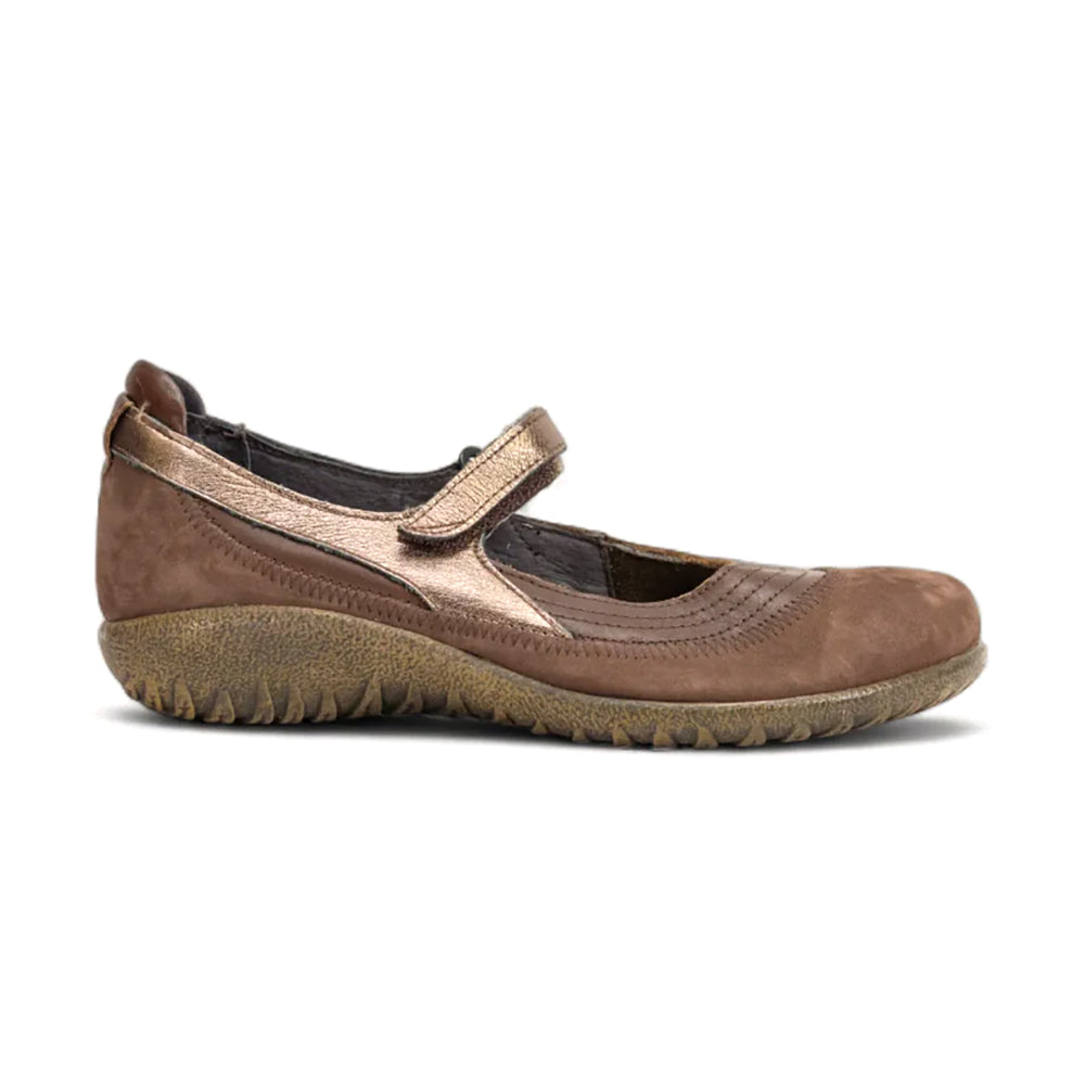 Naot Kirei Suede and Leather Womens Mary Jane, Velcro Mary Jane