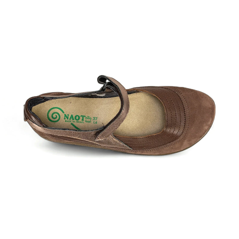 Naot Kirei (11042) - Toffee Brown Leather Womens Shoes