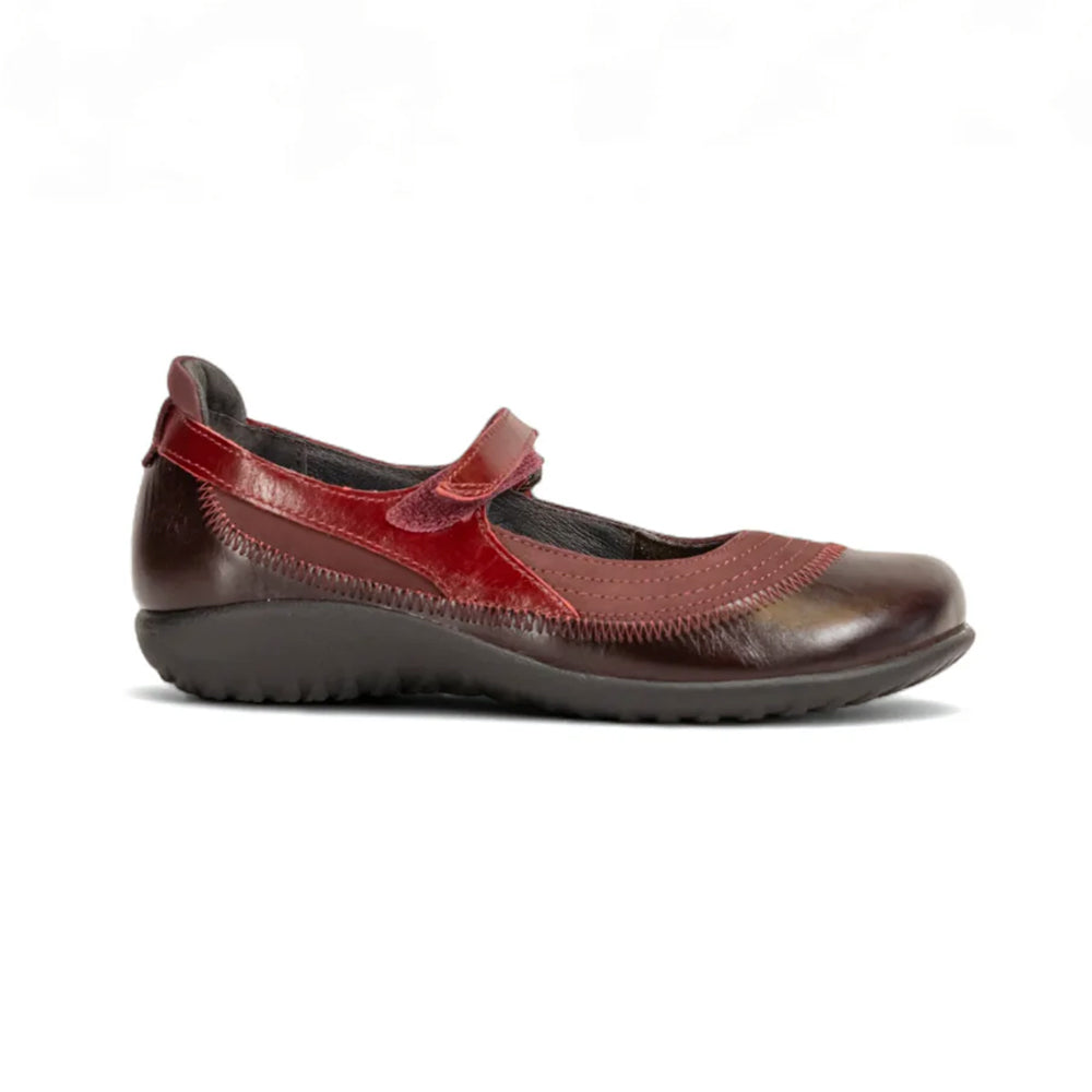 Naot Kirei Suede and Leather Womens Mary Jane, Velcro Mary Jane