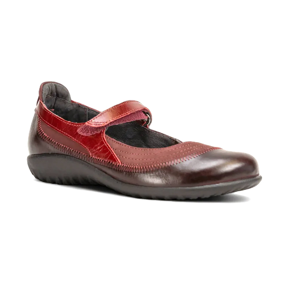 Naot Kirei Suede and Leather Womens Mary Jane, Velcro Mary Jane