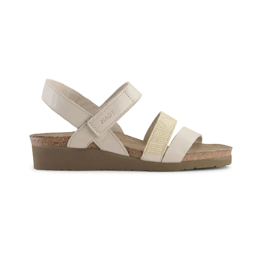 Naot Krista (7807) Three Strap Leather Cork Sandal | Simons Shoes