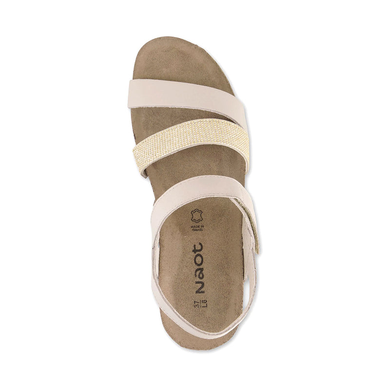 Naot Krista (7807) Three Strap Leather Cork Sandal | Simons Shoes