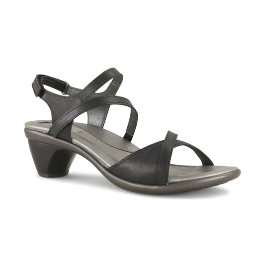 Naot Limit Kitten Heel (106127) Womens Shoes Shiny Black