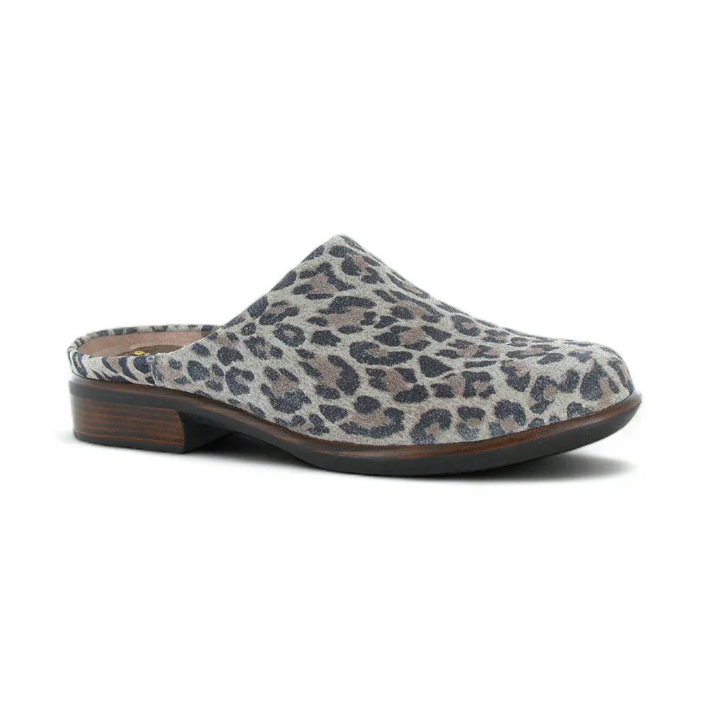 Naot Lodos Slide Womens Shoes Cheetah Suede