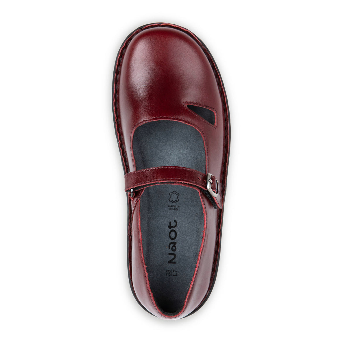 Naot Looper Leather Mary Jane with Adjustable Strap 