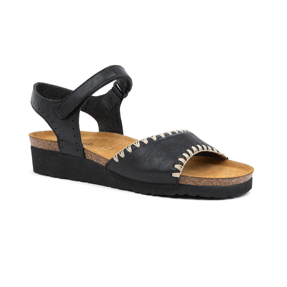 Naot Luna Womens Shoes Black WR Leather