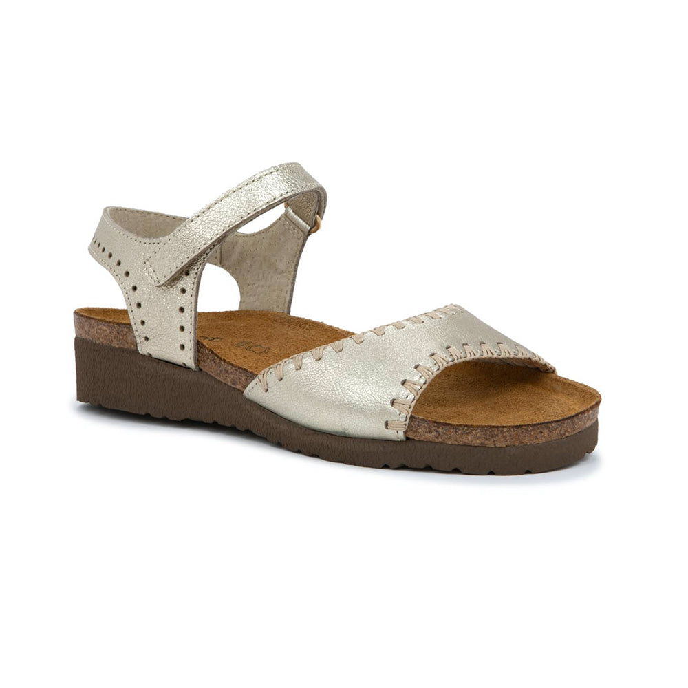 Naot Luna Womens Shoes Gold Radiant Leather