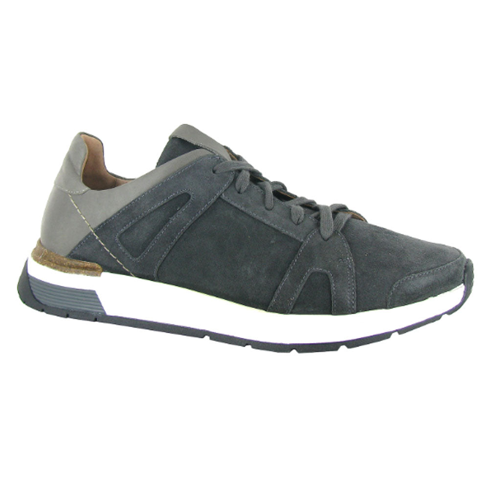 Oily Midnight Suede/Foggy Gray Lthr