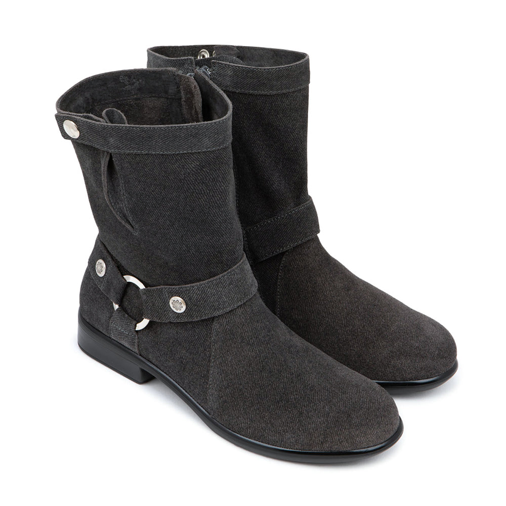 Naot Marin Leather Suede Ankle Boot Fall Womens Shoes
