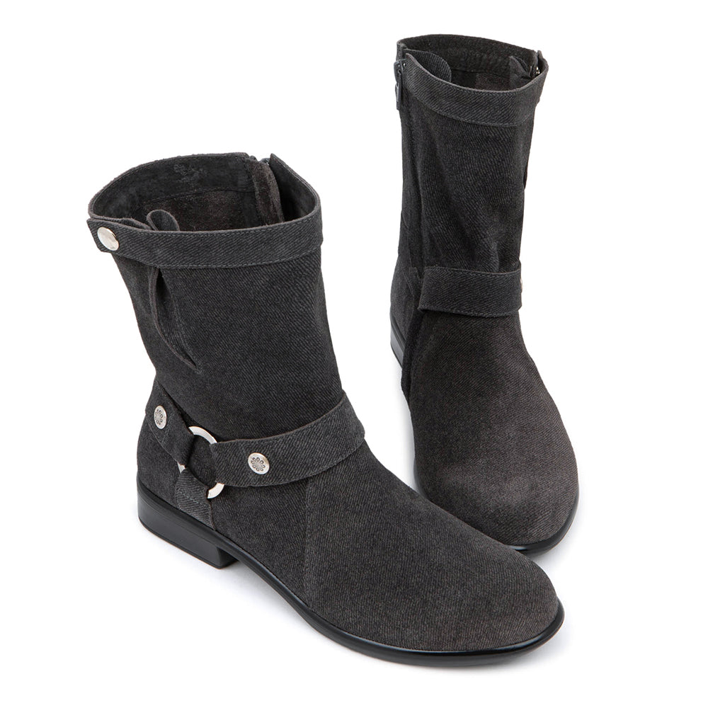 Naot Marin Leather Suede Ankle Boot Fall Womens Shoes