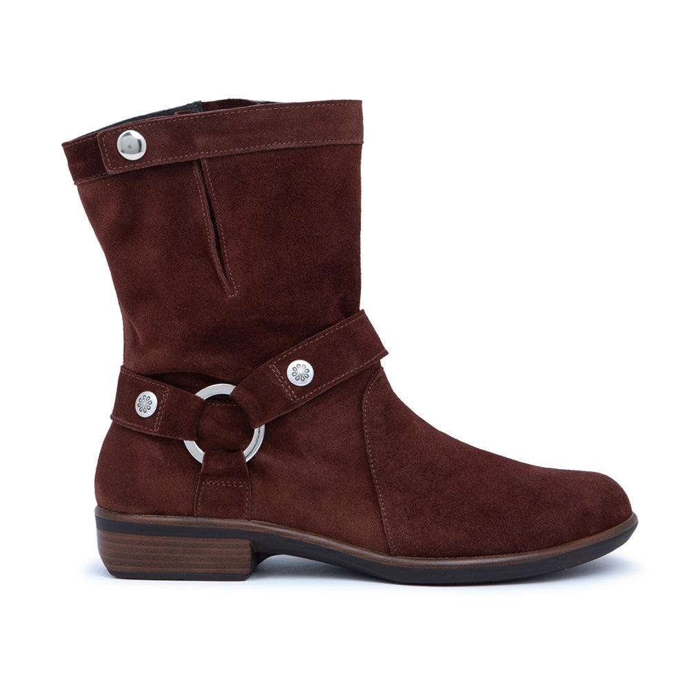 Naot Marin Leather Suede Ankle Boot Fall Womens Shoes