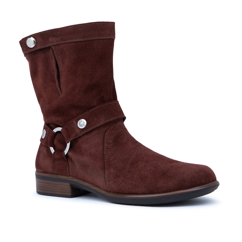 Naot Marin Leather Suede Ankle Boot Fall Womens Shoes