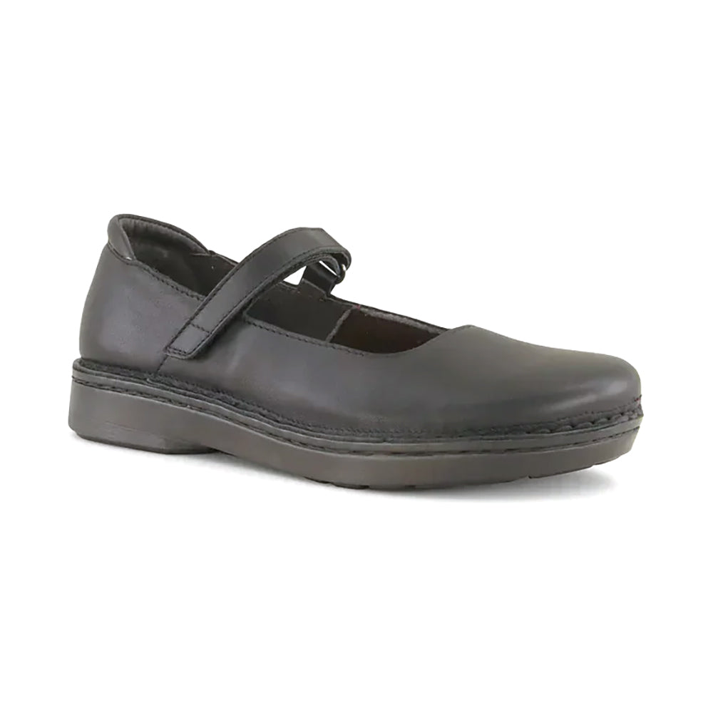 Naot Martinos Womens Shoes Jet Black Leather