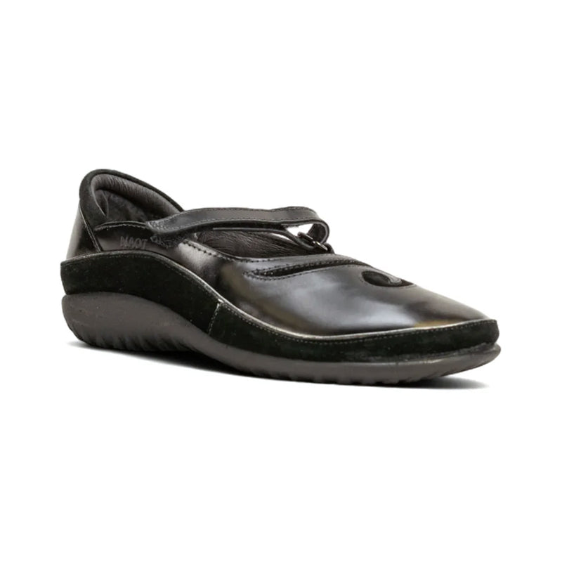 Naot Matai (11410) Womens Shoes Black Madras/Black Suede