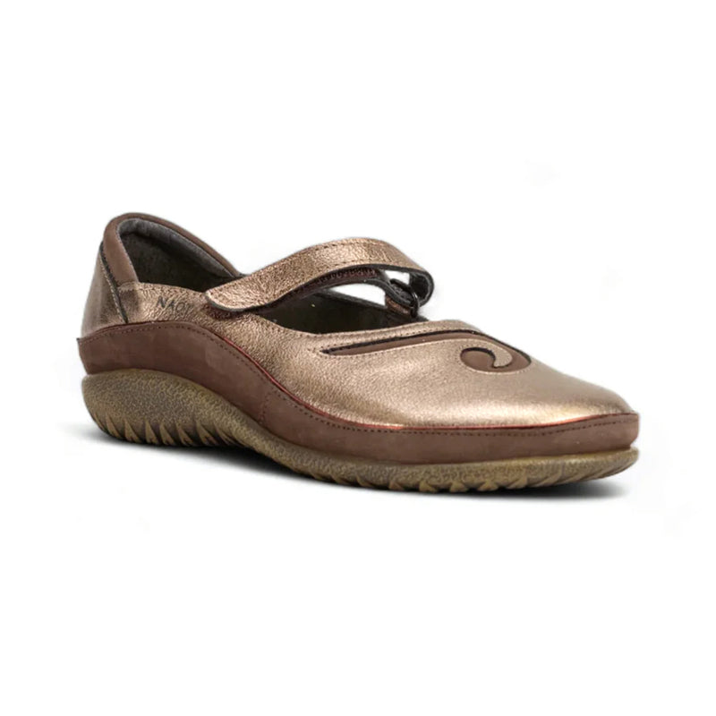 Naot Matai (11410) Womens Shoes Radiant Copper Leather/Coffe Bean Nubuck
