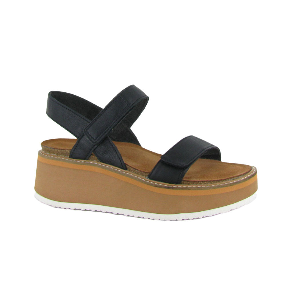 Naot Meringue Women s Leather Wedge Platform Sandal Simons Shoes