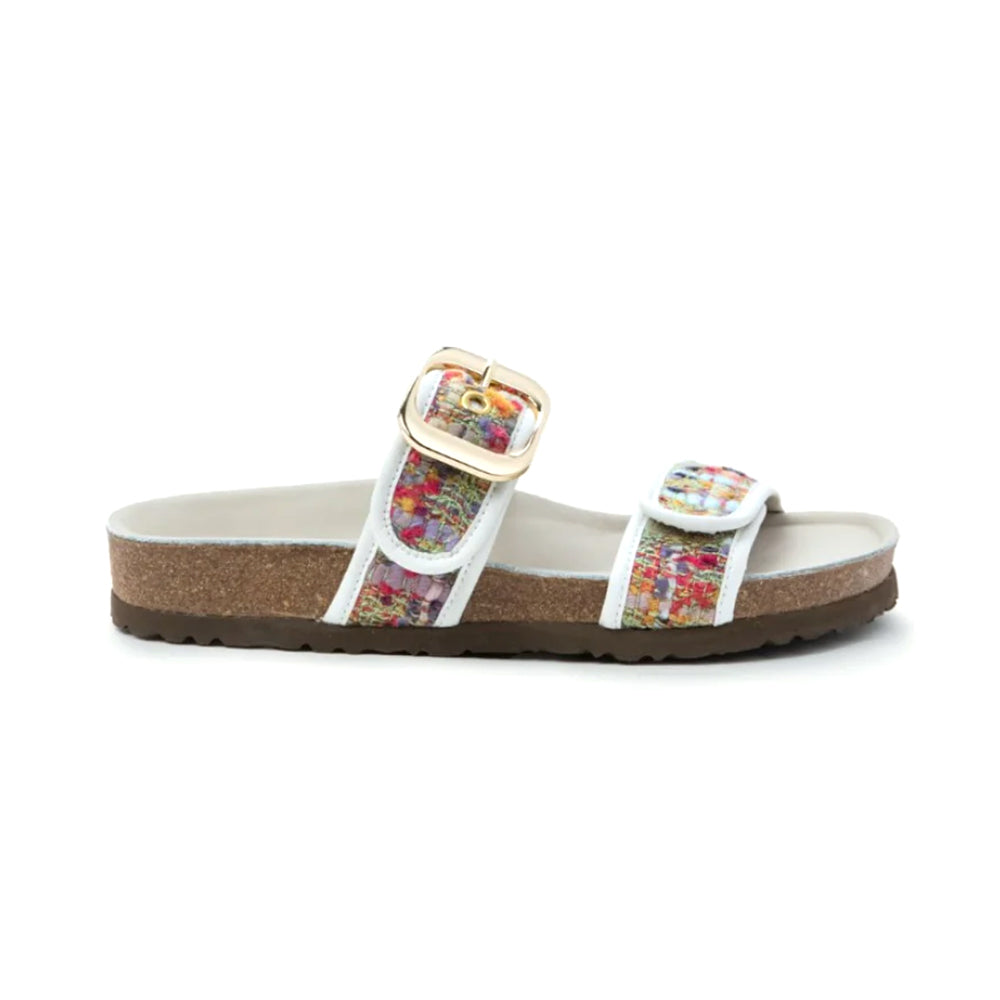 Naot Nashville Sandal Womens Shoes Pnk Mrgld Twed w/Wht