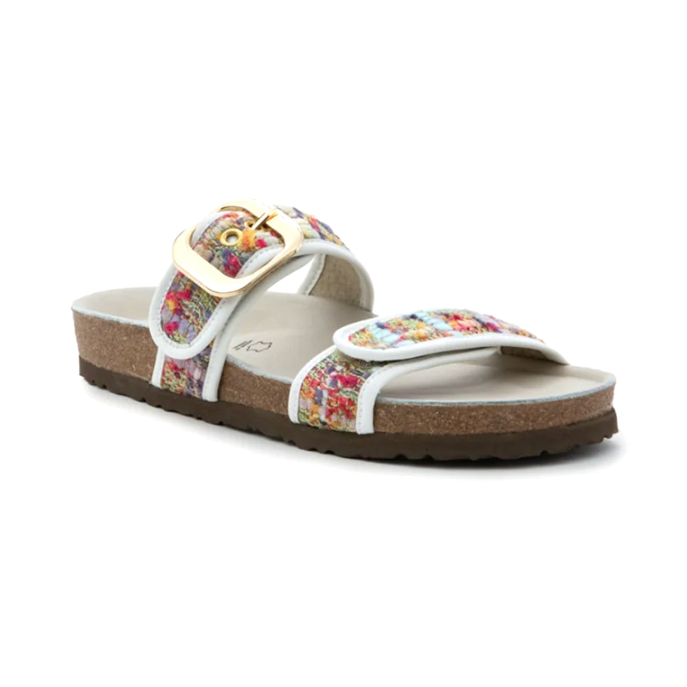 Naot Nashville Sandal Womens Shoes Pnk Mrgld Twed w/Wht