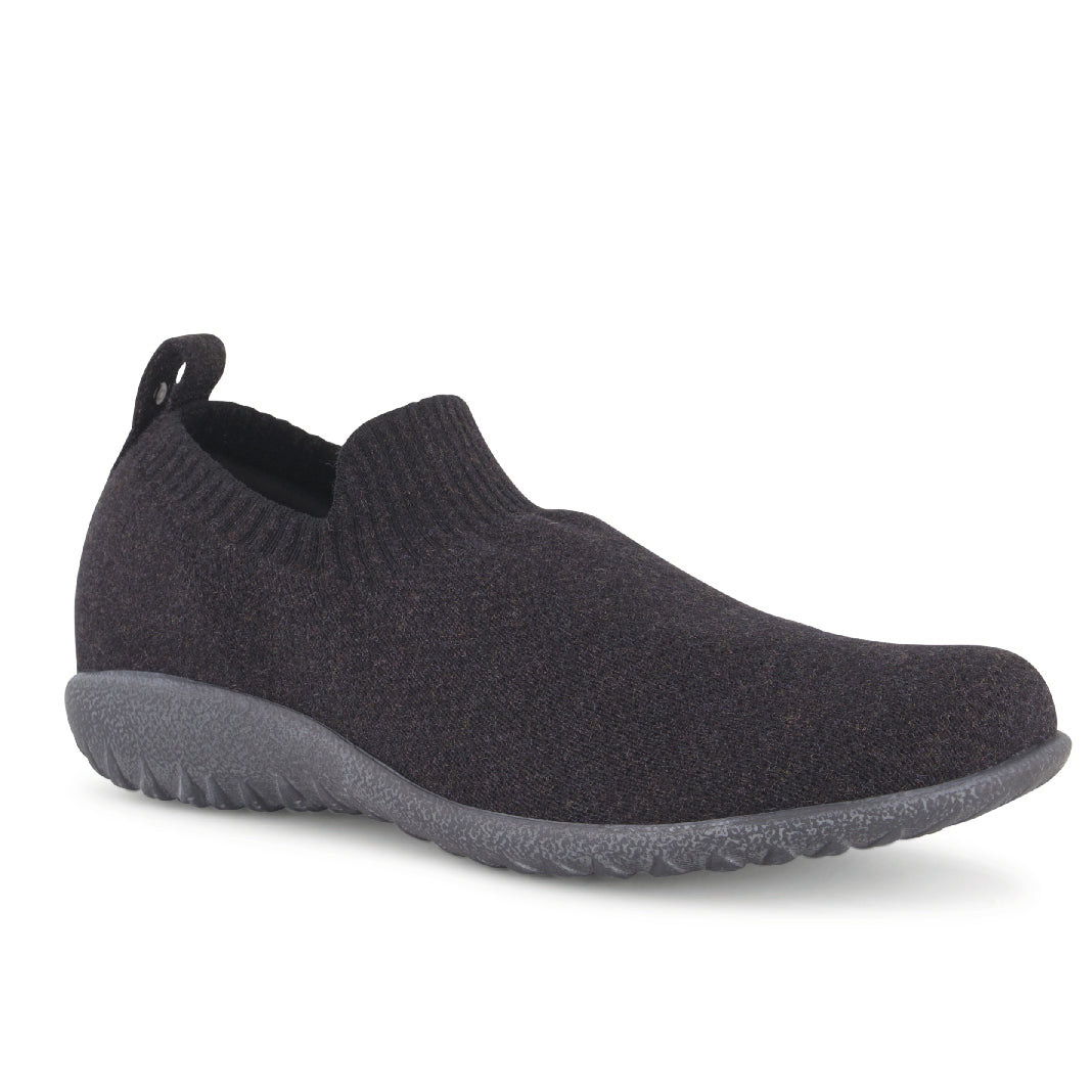 Naot Nuku Womens Shoes BLACK/GRAY KNIT