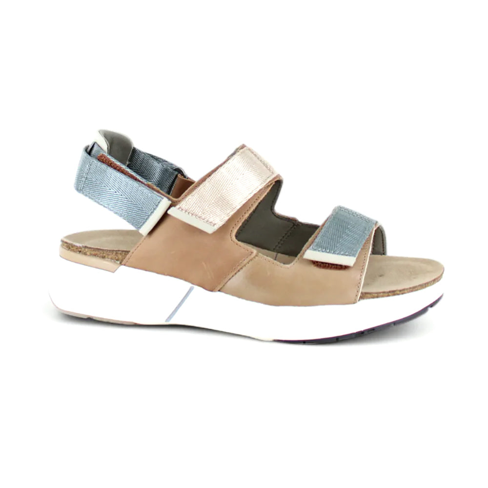 Naot Odyssey Sandal Womens Shoes Arizona Tan/Latte Brown/Ivory