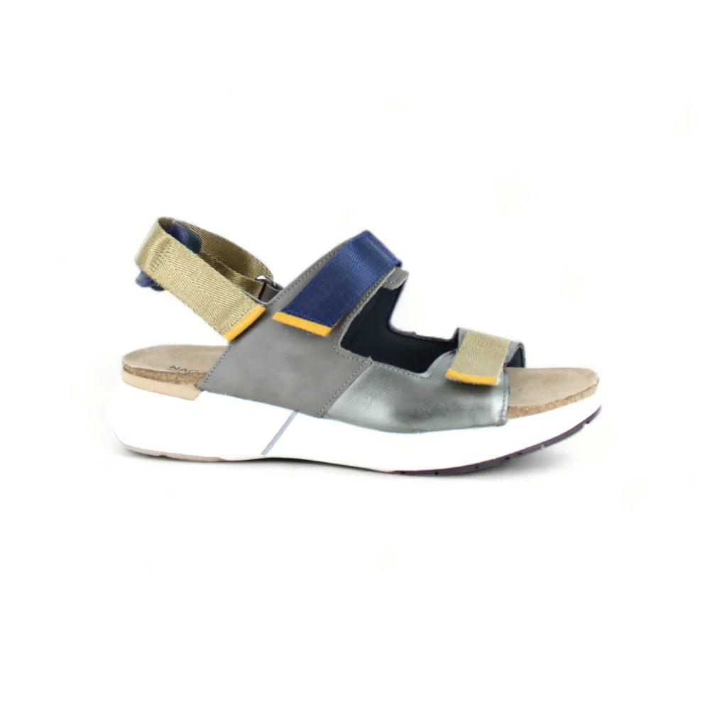 Naot Odyssey Sandal Womens Shoes Sterling/Grey/Polar/Marigold