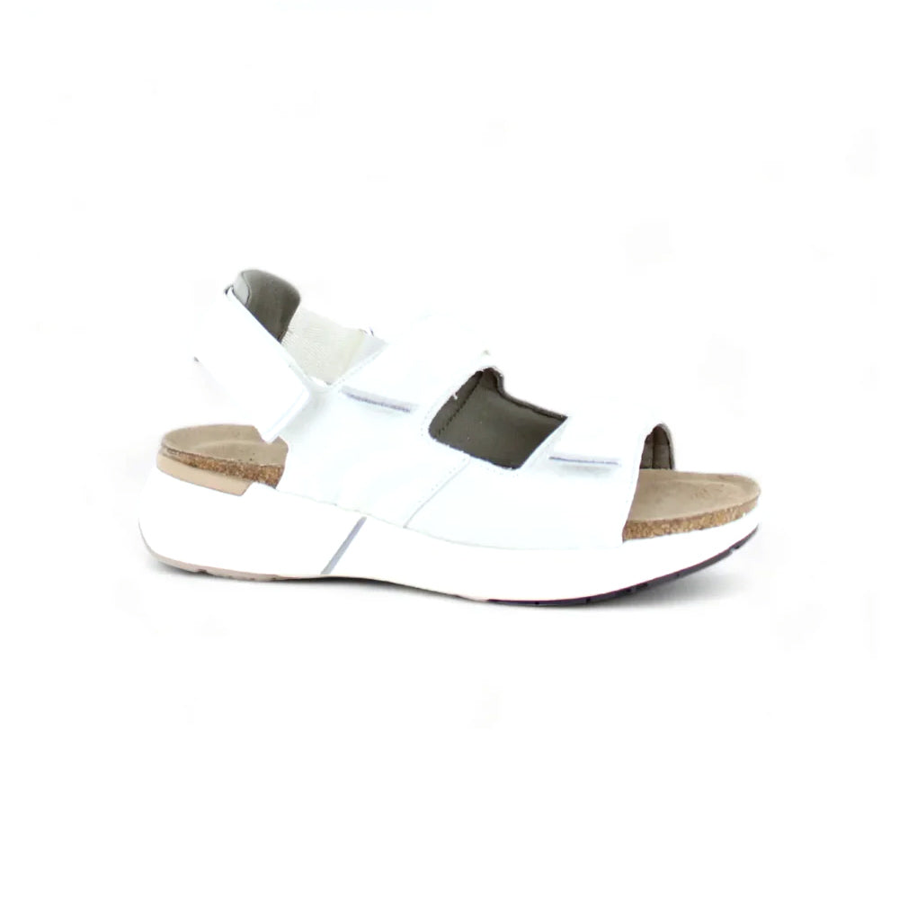 Naot Odyssey Sandal Womens Shoes White/Grey/Silver