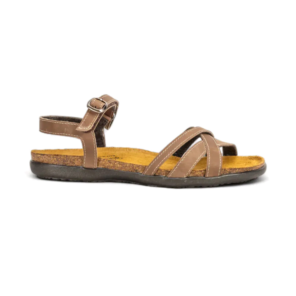 Naot Patricia Elegant Flats (7411) Womens Shoes Oily Bark Nubuck