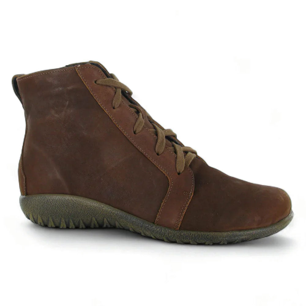 Naot Patu Womens Shoes Soft Cognac Leather