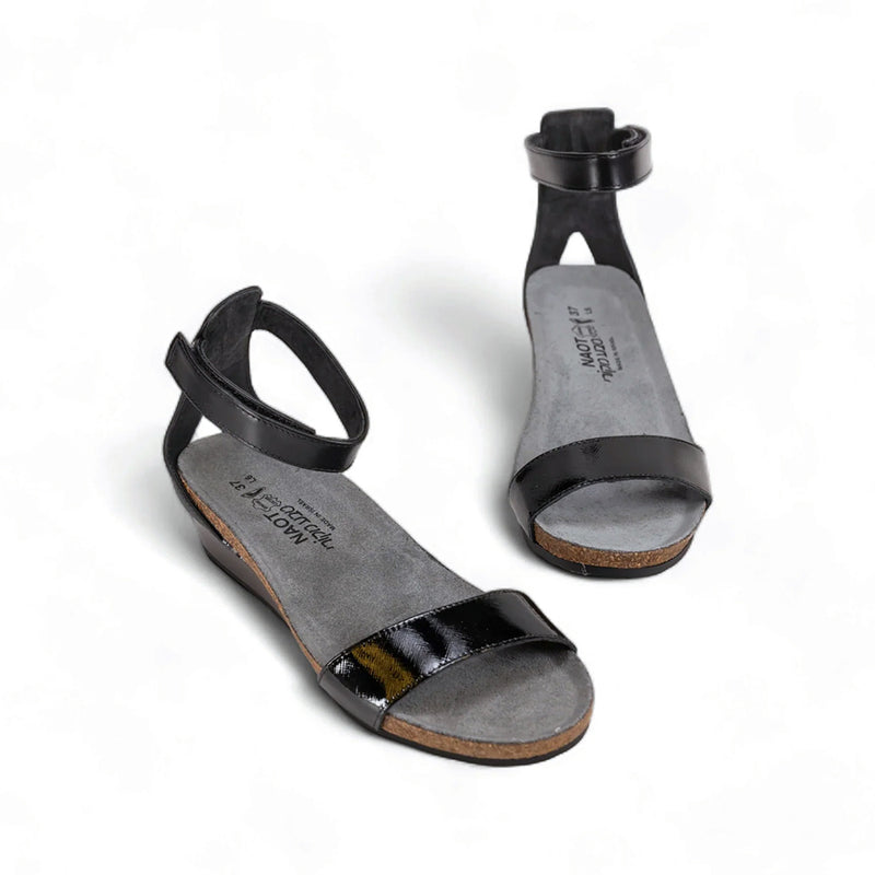 Naot Pixie Sandal (5016) - Black Luster Womens Shoes