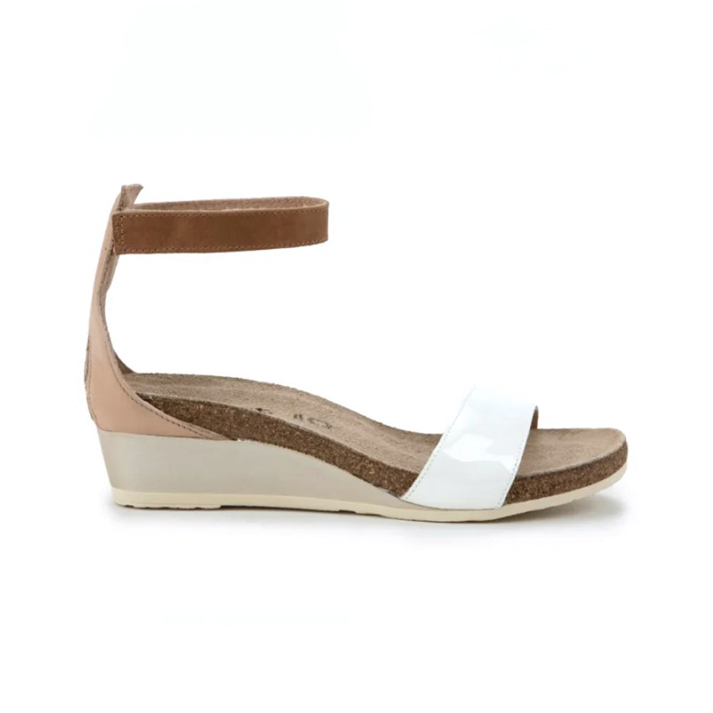 Naot Pixie Sandal (5016) - Porcelain Patent Womens Shoes