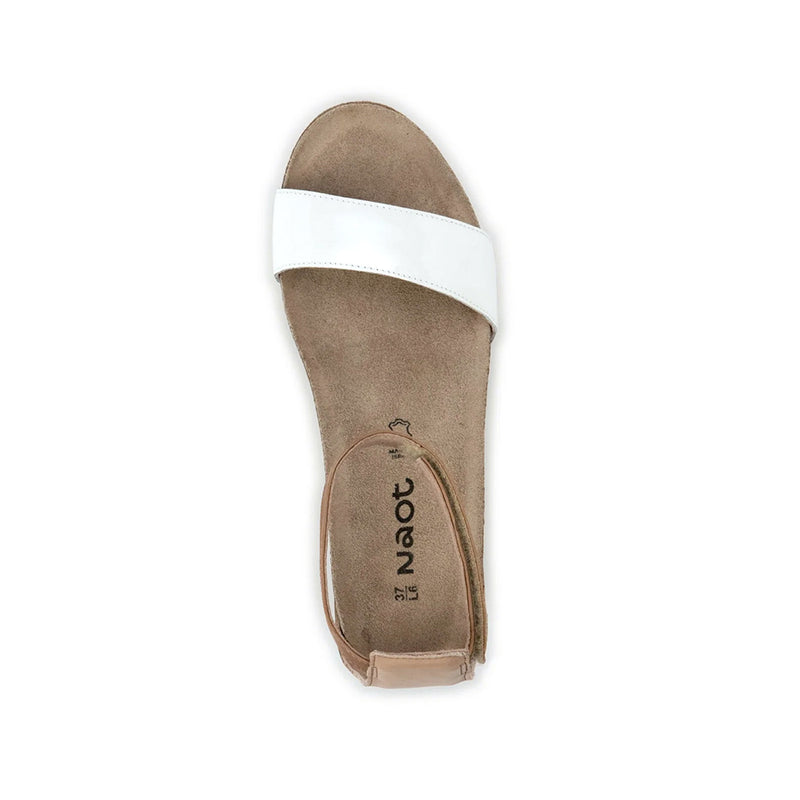 Naot Pixie Sandal (5016) - Porcelain Patent Womens Shoes