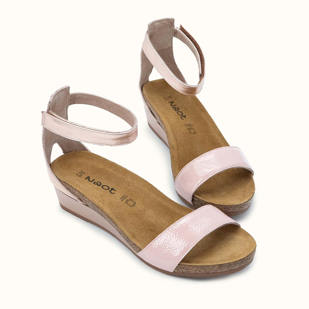 Naot Pixie Sandal (5016) - Rose Patent Womens Shoes