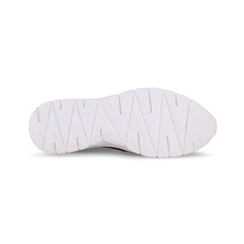 Naot Polaris Sneaker (18022) Womens Shoes Jet Black Leather White Sole
