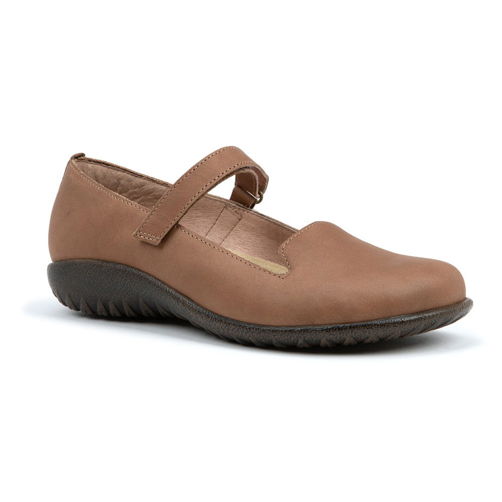 Naot Purini Womens Shoes Latte Brown Leather