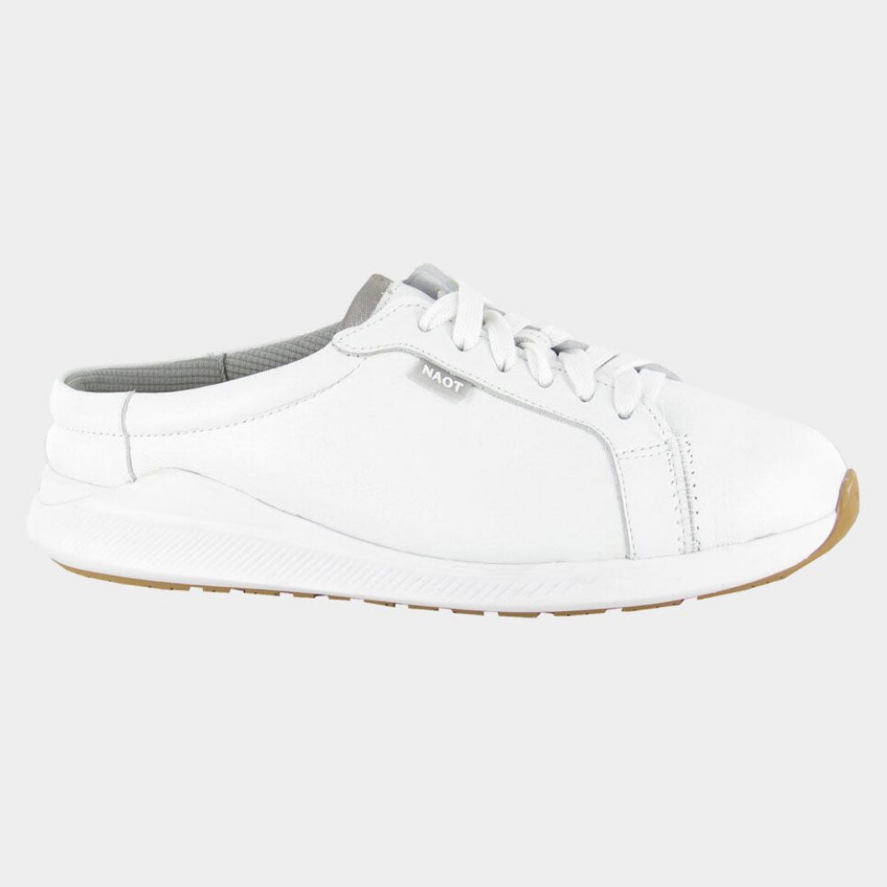 Naot Radon (17489) Womens Shoes WWH Soft White/ Silver Threads