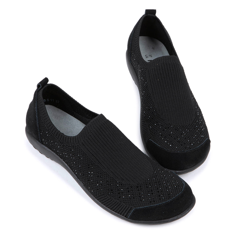 Naot Reo Sporty Knit Slip On Mesh Sneaker 