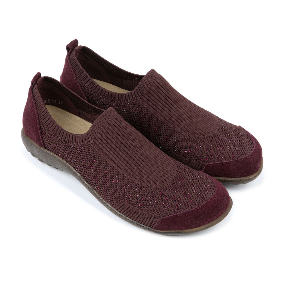 Naot Reo Sporty Knit Slip On Mesh Sneaker 