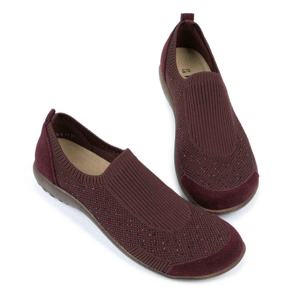 Naot Reo Sporty Knit Slip On Mesh Sneaker 