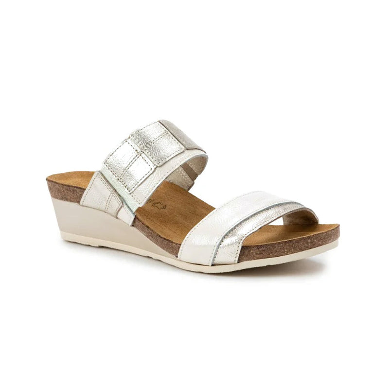 Naot Royalty Sandal (5051) Womens Shoes Rdnt Gld Lthr Ivory Pat