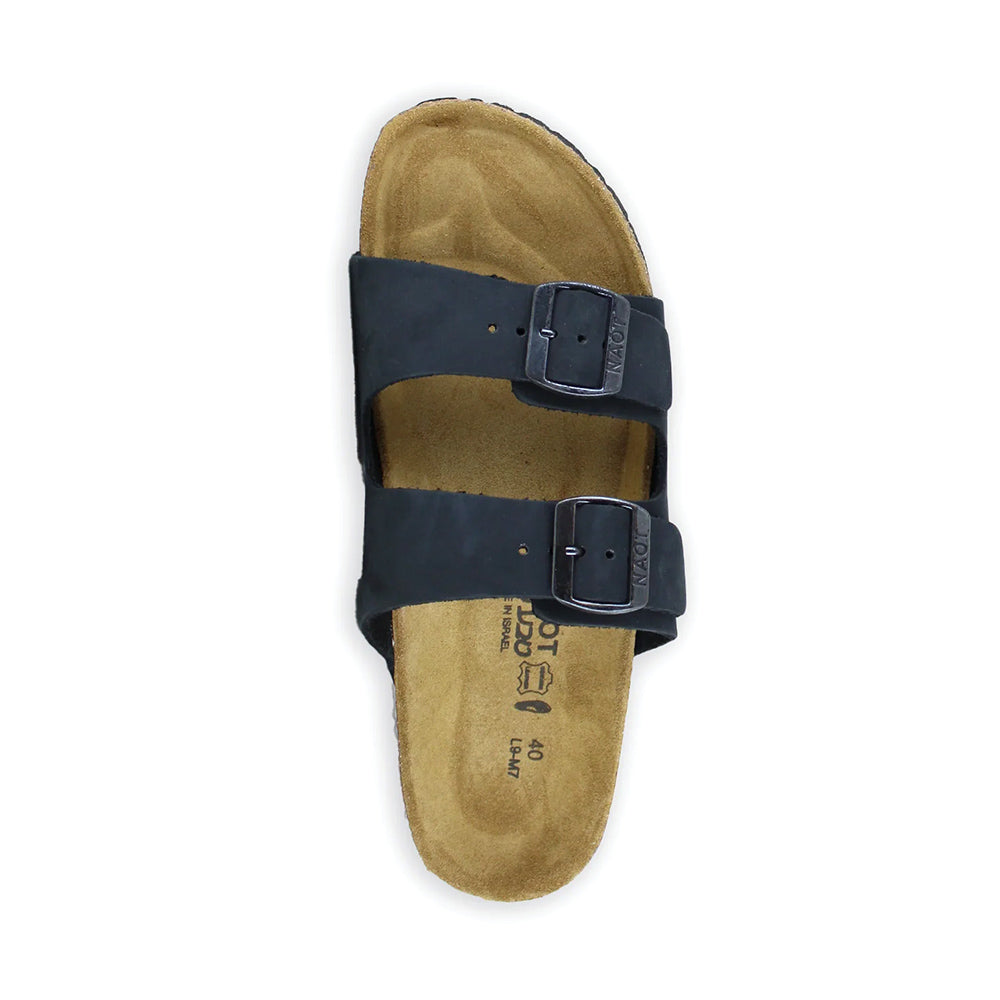 Naot Santa Barbara (7500) - Black Nubuck Womens Shoes