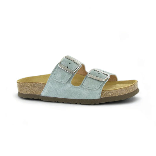 Naot Santa Barbara (7500) - Teal Linen Womens Shoes Teal Linen