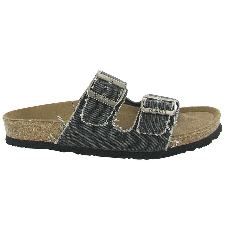 Naot Santa Barbara Vegan (8300) Womens Shoes Black Canvas