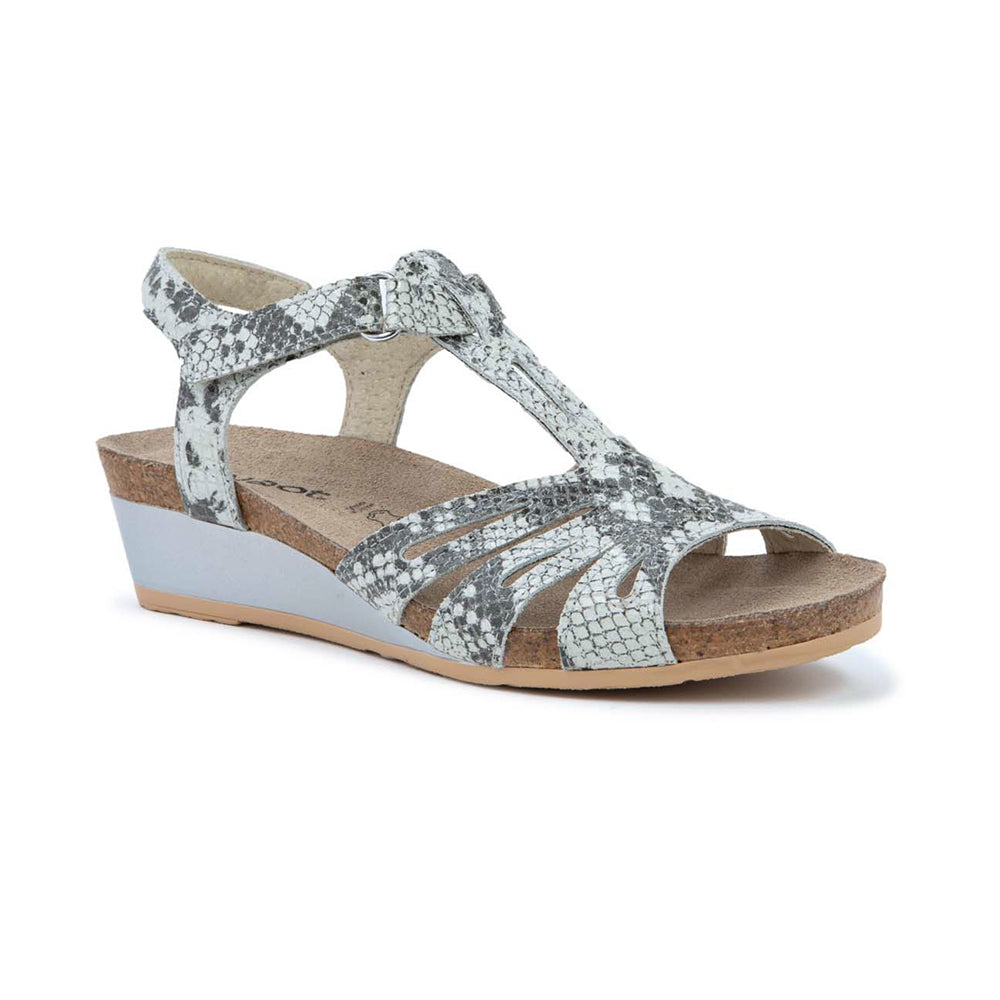 Naot Starlet Womens Shoes BLACK/WHITE PYTHON SUEDE